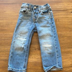 Boys 2T old Navy straight leg jeans w/ adjustable waist
